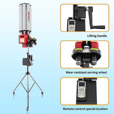 Мультифункциональная SIBOASI B5 Badminton Shuttlecock Feeder Machine Smart Badminton Shooting Machine для тренировок