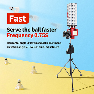 Мультифункциональная SIBOASI B5 Badminton Shuttlecock Feeder Machine Smart Badminton Shooting Machine для тренировок