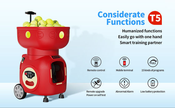 SIBOASI T5 APP Control Мини стрельба теннисный машинный мяч для тренировки