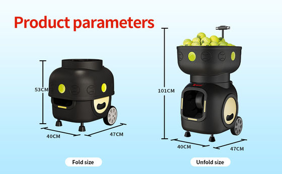 SIBOASI T5 APP Control Мини стрельба теннисный машинный мяч для тренировки