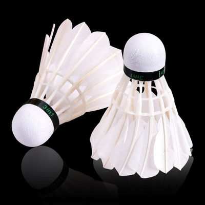 Перо Shuttlecock гусыни 3 этапов с головой пробочки фибрового картона
